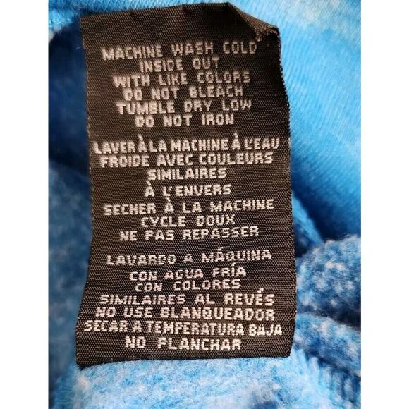 Simpsons Vintage Sweatshirt Bart Head plant Off Skateboard Blue Small Unisex - Picture 4 of 7